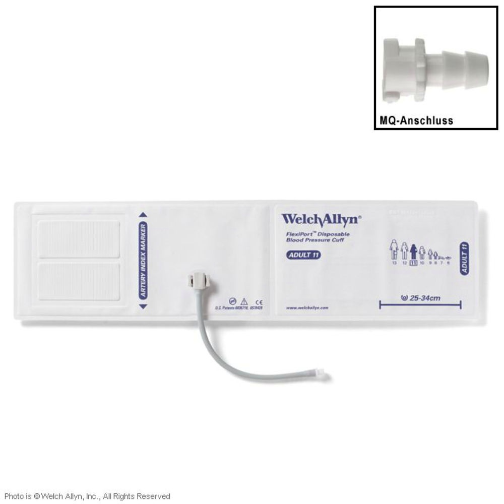[WLA SOFT-11-1MQ] FlexiPort Einmal-Manschetten (20 Stck.) 1-Schlauch, für Erwachsene