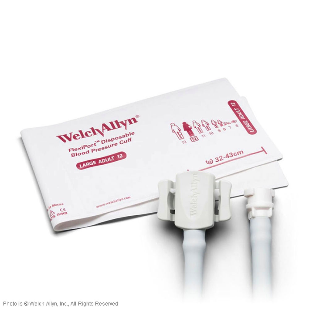 [WLA SOFT-12-1MQ] FlexiPort Einmal-Manschetten (20 Stck.) 1-Schlauch, für Erwachsene, groß