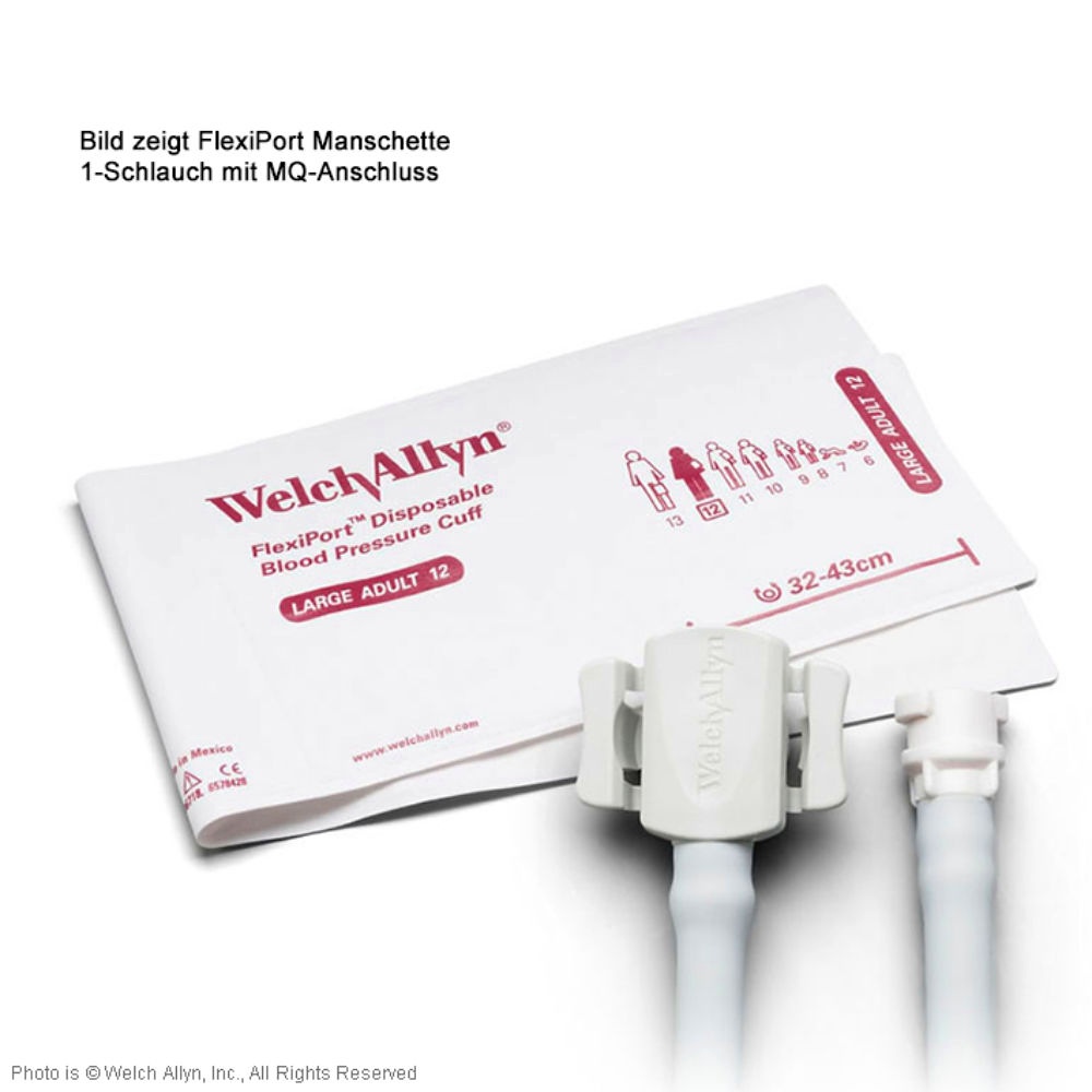 [WLA SOFT-12-2MQ] FlexiPort Einmal-Manschetten (20 Stck.) 2-Schlauch, für Erwachsene, groß