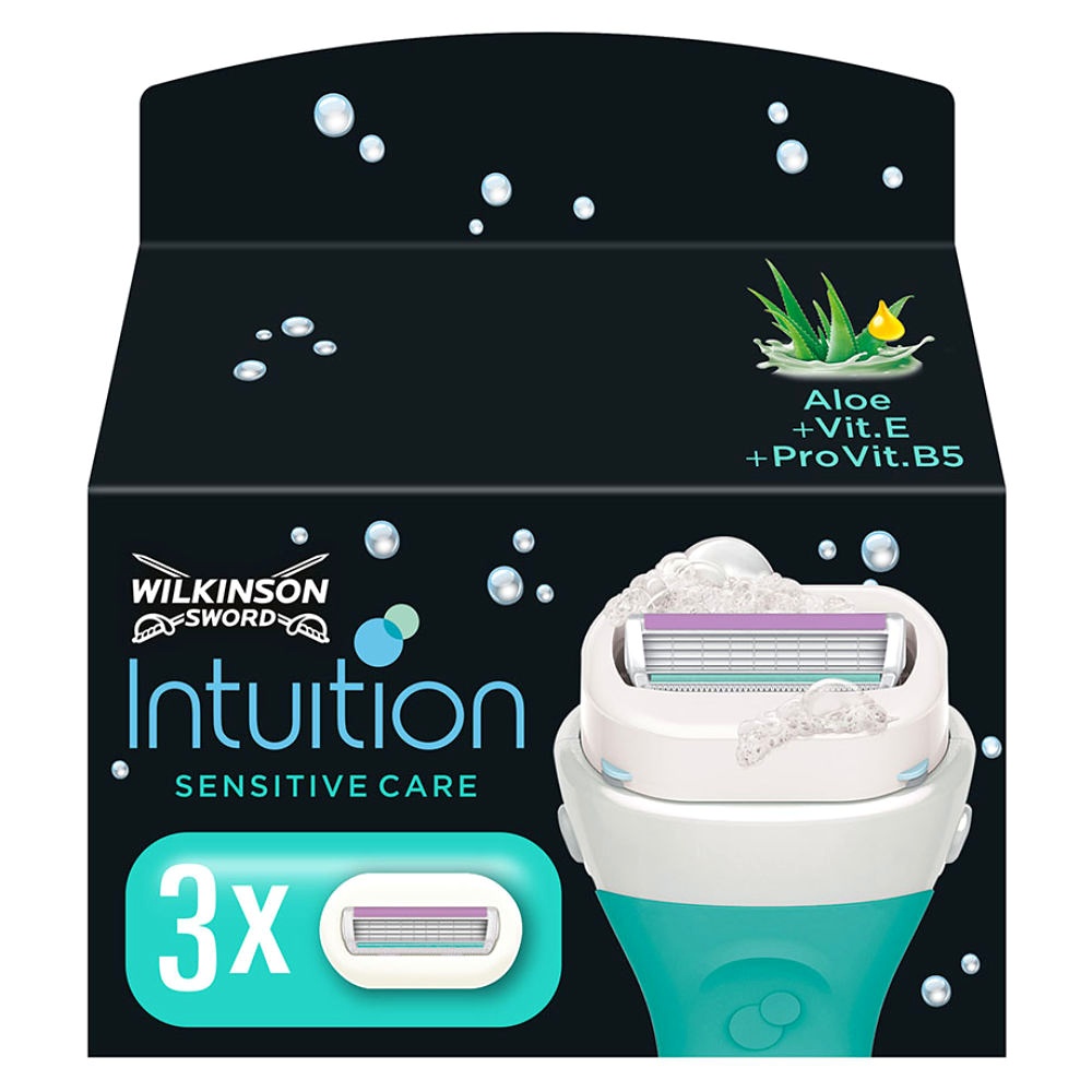 [WLS 70040710] Ersatzklingen für Wilkinson Intuition Naturals Sens. Care (3 Stck.)