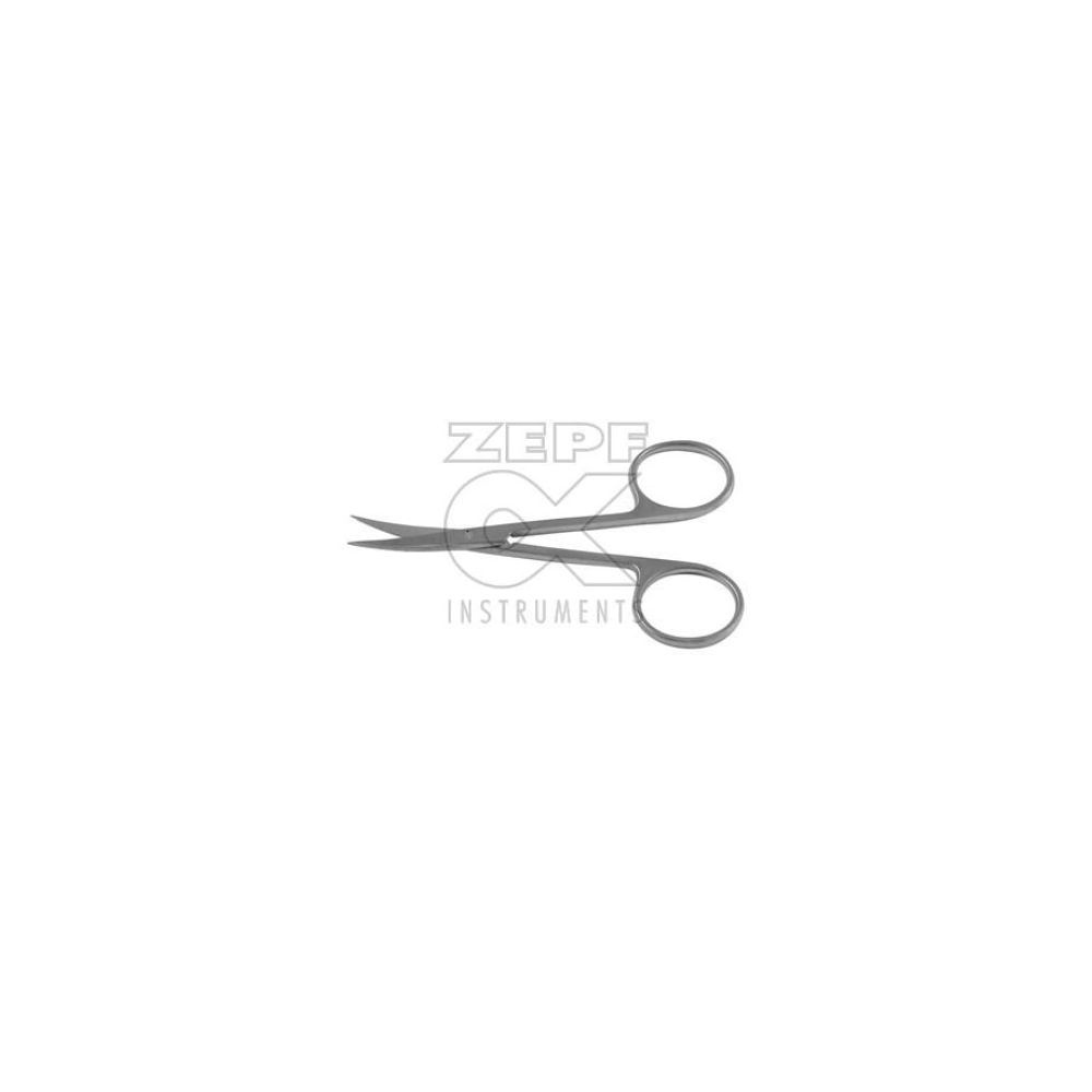 [ZEP 08-3401-09] Iris Schere gebogen, spitz/spitz 9 cm