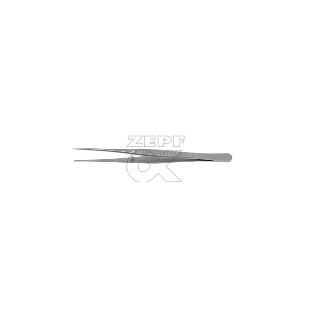 [ZEP 10-2600-12] Semken Pinzette, gerieft, gerade 12,5 cm