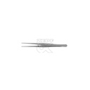 Semken Pinzette, gerieft, gerade, 12,5 cm