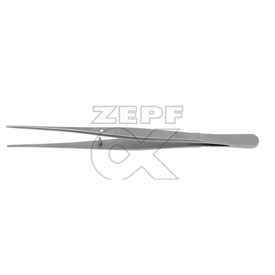 Semken Pinzette, gerieft, 15,5 cm