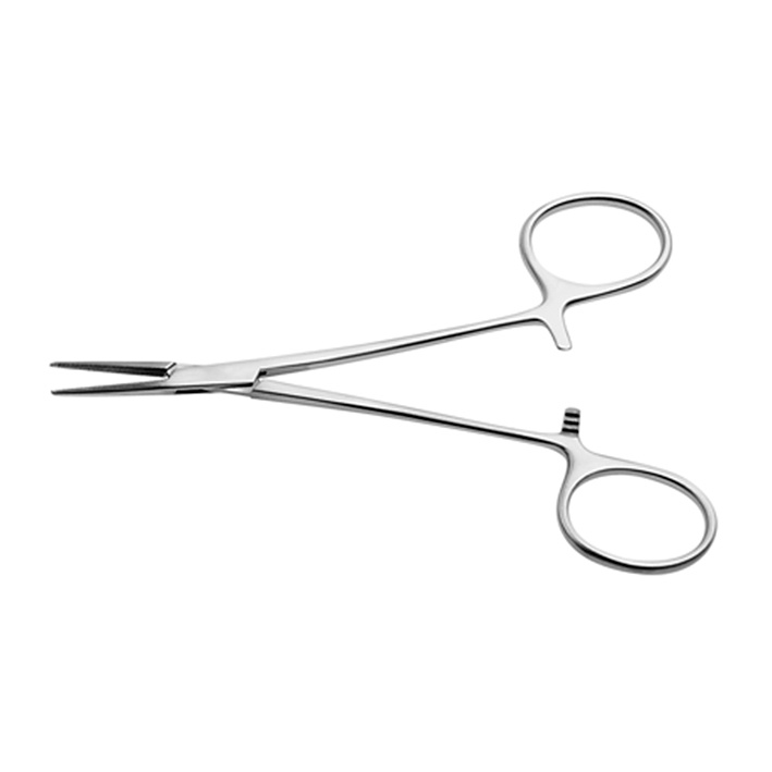 [ZEP 12-2202-12] Halsted micro Mosquito Arterienklemme Gerade, gerieft 12,5 cm