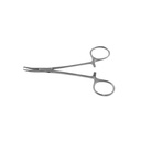 Halsted Mosquito Arterienklemme 1 x 2 Zähne, gebogen, gerieft, 12,5 cm