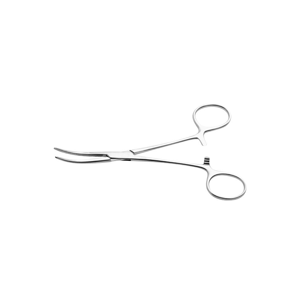 [ZEP 12-3103-13] PEAN Arterienklemme grazil Gebogen, gerieft 13 cm