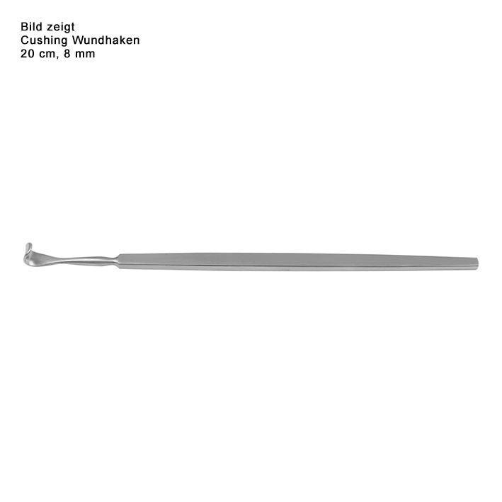 [ZEP 18-2302-10] Cushing Wundhaken 20 cm, 10 mm