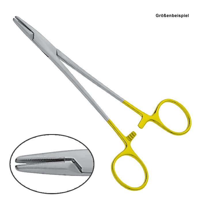 [ZEP 24-1804-16] MAYO-HEGAR Nadelhalter TC, gerade, 16 cm