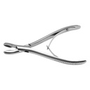 Luer Hohlmeisselzange 17 cm Gebogen