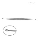 Scharfer Doppellöffel nach WILLIGER Oval/oval, Fig. 1/2, 13,5 cm