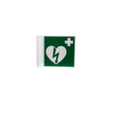 Rettungszeichen E010 (AED) Fahnenschild