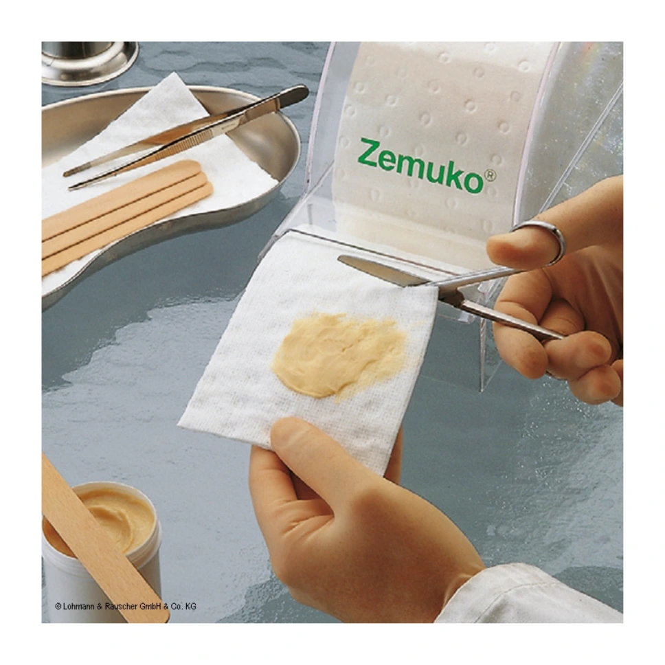 [LOH 23515] Zemuko Zellstoffvliesstoffkompresse 2 m x 10 cm UK = 30 Rl.