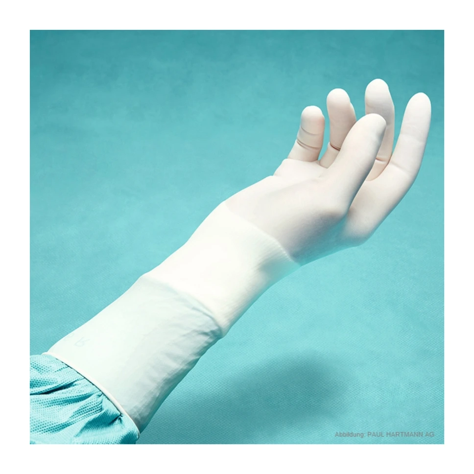 [HAP 942594] Peha-taft latex OP-Handschuhe puderfrei, steril, Gr. 8 (50 Paar) UK = 6 Pack