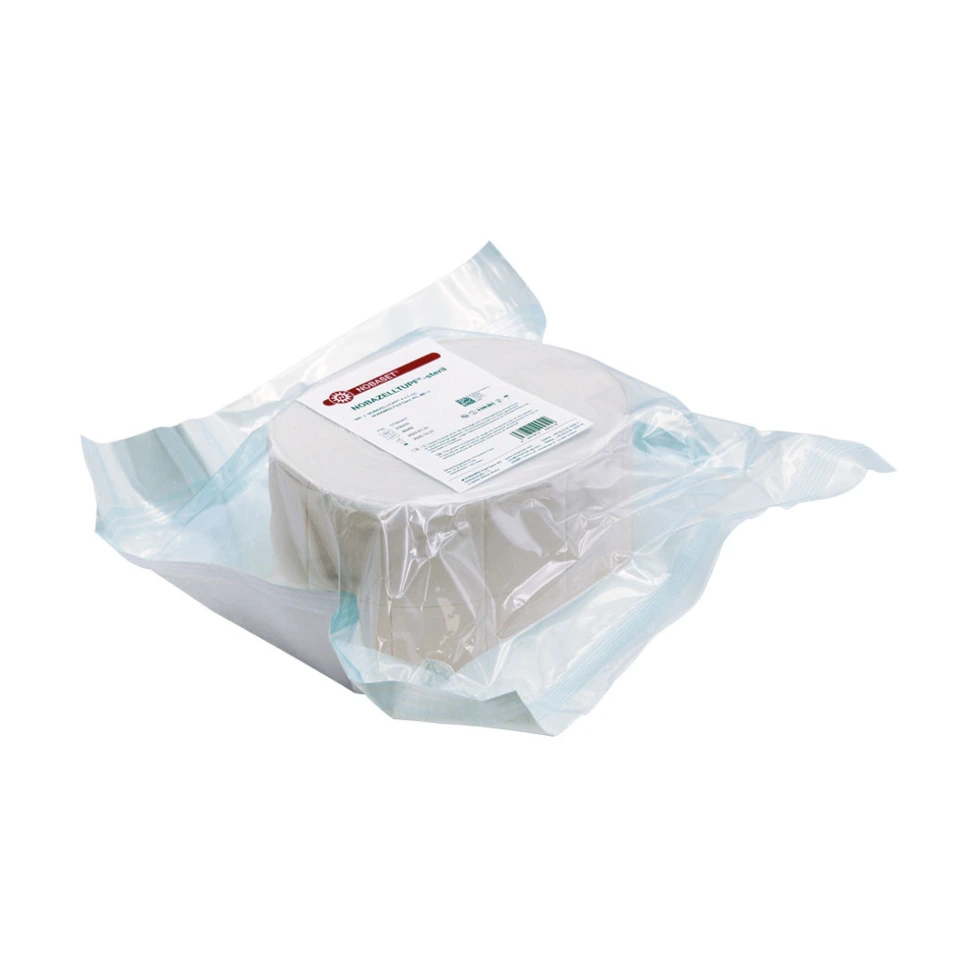 [NOB 209405] NOBAZELLTUPF Zellstofftupfer steril 4 cm x 5 cm (500 Tupfer) UK = 24 Pack