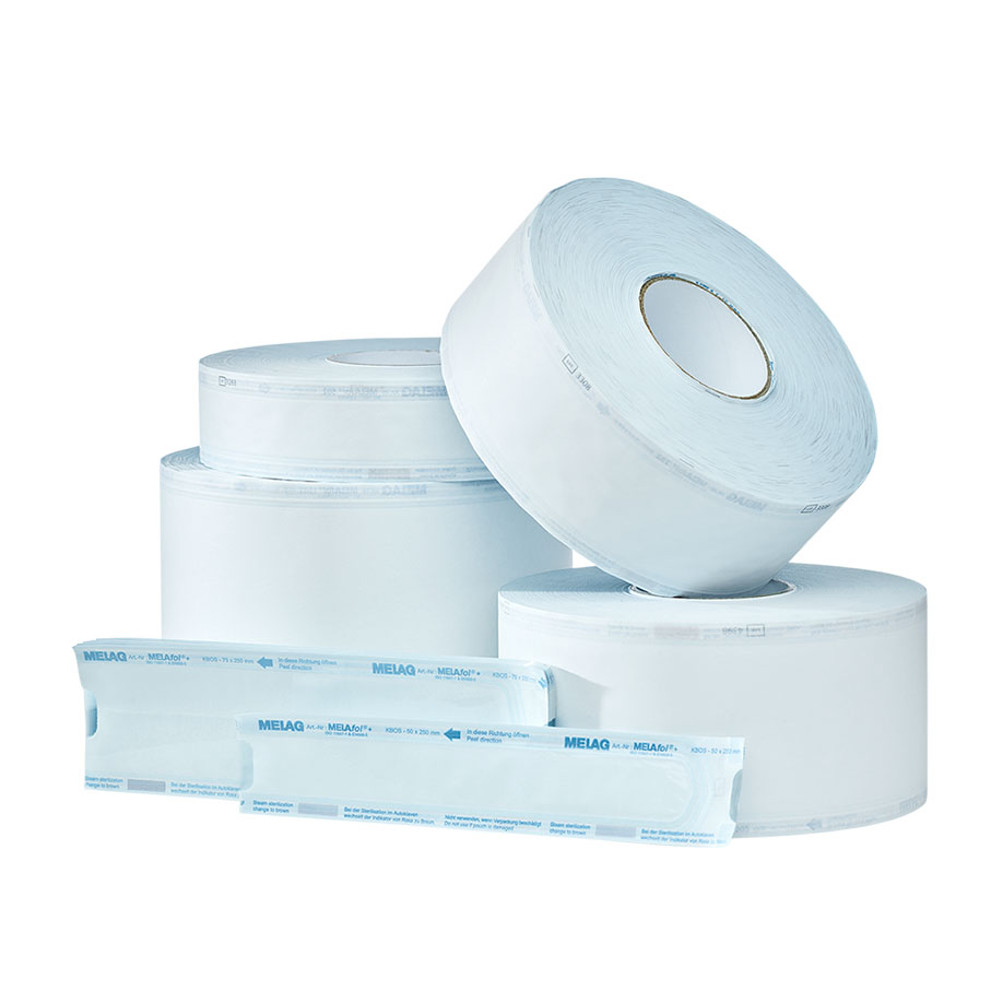 MELAfol+ Sterilisierverpackung (Rolle, 10 cm x 200 m)